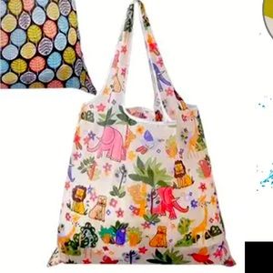 Zoo Animal Reusable Shopping Bag / Tote